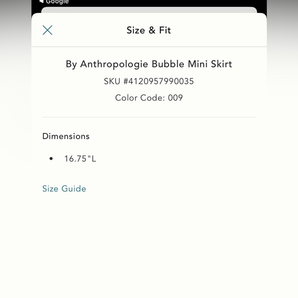 NWT new medium Anthropologie bubble skirt black floral pattern pockets elastic - Picture 4 of 15